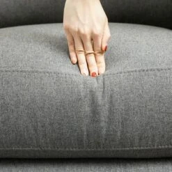 HOMCOM Recliner Sofa Couch With Easy Pull Handles And Adjustable Footrest, 3 Seater Sofa Modern Couch, Gray -Cheap Furniture Store GUEST 01285fca bf0d 4ab6 9636 ed4f6bbd7658