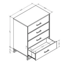 Mixed Material 4 Drawer Dresser - Room Essentials™ -Cheap Furniture Store GUEST 0183eaab ffa6 4b7e b8e1 e252b8eb2e08