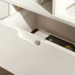 Cara Mid-Century Modern 3 Drawer Corner TV Stand For TVs Up To 58" - Saracina Home -Cheap Furniture Store GUEST 16e201fb 9ccb 410b bf1e 5d35f27bed39