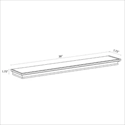 Traditional Wall Shelf White - Threshold™ -Cheap Furniture Store GUEST 1800e01f f3e4 4fad 9a88 96999268b9a0