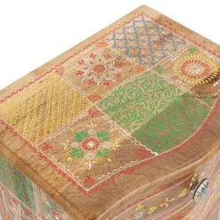 Ailey Handcrafted Boho Mango Wood 3 Drawer Nightstand Natural - Christopher Knight Home -Cheap Furniture Store GUEST 1b24fd0e 3e0c 4fca bc0a f42a5ee19376