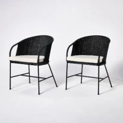 2pc Westcliff Seagrass Dining Chairs - Threshold™ Designed With Studio McGee -Cheap Furniture Store GUEST 1ef013bb 4ce3 40b0 b848 cfeb6771829e