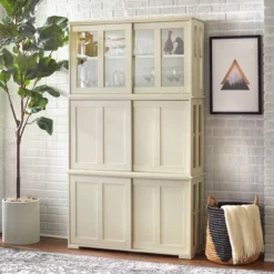 Pacific Stackable Cabinet With Sliding Doors - Buylateral -Cheap Furniture Store GUEST 201f86a8 1958 4161 b137 0ca70adea08d