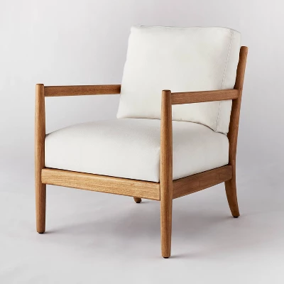 Park Valley Ladder Back Wood Arm Accent Chair - Threshold™ Designed With Studio McGee 9 Park Valley Ladder Back Wood Arm Accent Chair - Threshold™ Designed With Studio McGee - Image 7