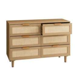 43.31" 6-Drawer Rattan Dresser For Living Room And Bedroom - ModernLuxe -Cheap Furniture Store GUEST 209cebfb e5e8 43b1 a04f a4486b5e1ac7