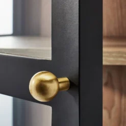 30" Crystal Cove Glass Cabinet Black - Threshold™ Designed With Studio McGee -Cheap Furniture Store GUEST 26fa73ea e496 41cb a096 0f669cdcbb99 1