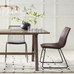 Bowden Faux Leather Dining Chairs - Threshold™ -Cheap Furniture Store GUEST 282deedc 06c1 4d46 b2fb 2fd8f54c5245