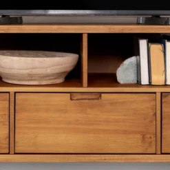 Cara Mid-Century Modern 3 Drawer TV Stand For TVs Up To 65" - Saracina Home -Cheap Furniture Store GUEST 30f7263f 97ce 4f00 8ef8 2c956afbc0e9