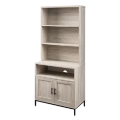 64.12" Orin Modern 2 Door Bookshelf Hutch - Saracina Home -Cheap Furniture Store GUEST 3430bc99 4436 4284 b8dd 536051a78bbe