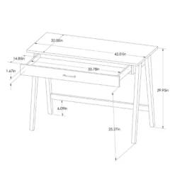 Paulo Wood Writing Desk With Drawer - Threshold™ -Cheap Furniture Store GUEST 3523b949 cdf7 44af ba99 a848cef26b34