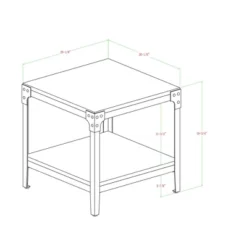 Set Of 2 Benny Urban Industrial Angle Iron Side Tables - Saracina Home -Cheap Furniture Store GUEST 36f541d7 e3c1 4bfe a7c1 00065ab8ba6c