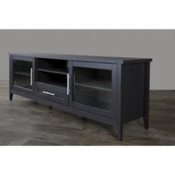 Espresso Finished 1 Drawer TV Stand For TVs Up To 70" Dark Brown - Baxton Studio -Cheap Furniture Store GUEST 394ba194 5b26 4c49 b00d 5de87c61a237