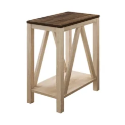 Taylen A Frame Farmhouse Open Storage Side Table - Saracina Home -Cheap Furniture Store GUEST 3df789ae 3a0b 4805 a0b3 5cbdbb3d034b