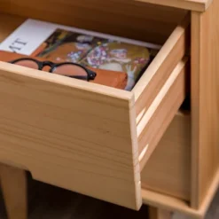 Mid-Century Modern Wood Nightstand - Saracina Home -Cheap Furniture Store GUEST 3ea28490 7685 4c60 a1be 889c69b2af02