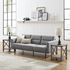 Set Of 2 Sophie Rustic Farmhouse X Frame Side Tables - Saracina Home -Cheap Furniture Store GUEST 43e98224 dc95 406b 9b2a 49942d8153d0