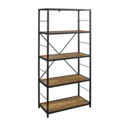 63" 4 Shelf Industrial Transitional Tall Bookshelf - Saracina Home -Cheap Furniture Store GUEST 43f6ae14 00e5 4498 b215 cdae8a95d4c2