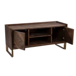 Glacerad Reclaimed Wood Media Console For TVs Upto 50" Brown - Aiden Lane -Cheap Furniture Store GUEST 4bd16b9b 7878 4b86 840d 8ad0879c2604