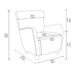 Kessler Wingback Faux Sherling Accent Chair Cream - Threshold™ Designed With Studio McGee -Cheap Furniture Store GUEST 4c51f9cd e87e 4874 8672 f098ed2266be
