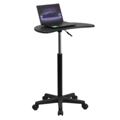 Emma And Oliver Sit To Stand Mobile Laptop Computer Desk - Portable Rolling Standing Desk -Cheap Furniture Store GUEST 4cd1cdb9 b7be 4966 8c1d 445afd08e0f9