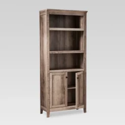 72" Carson 5 Shelf Bookcase With Doors - Threshold™ -Cheap Furniture Store GUEST 50091ed5 fc57 4bb6 a167 b371f65079f8