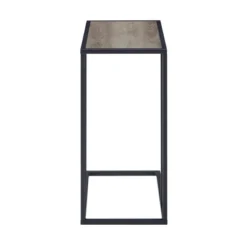 23" Modern Rectangle Two-Tone C Side Table With Metal Base - Saracina Home -Cheap Furniture Store GUEST 5bfa4338 4c50 438e 8f84 c70205739613