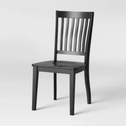 2pk Holden Slat Back Dining Chair Black - Threshold™ -Cheap Furniture Store GUEST 5c33c1cf e8f4 40f2 8880 34c871685475