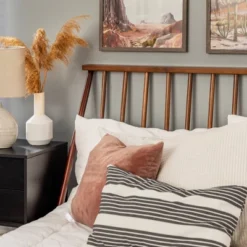 Boho Solid Wood Spindle Platform Bed - Saracina Home -Cheap Furniture Store GUEST 5d564539 27f1 4dd4 a895 beb836e285be