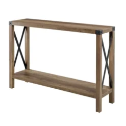Sophie Rustic Industrial X Frame Entry Table - Saracina Home -Cheap Furniture Store GUEST 6004cebb 134c 4f3e a552 7a10428fe1f3
