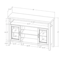 Rustic Transitional Double Door Highboy Buffet - Saracina Home -Cheap Furniture Store GUEST 62de4580 55ca 47d9 bff2 e5aa9db925da