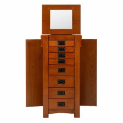 Delia Jewelry Armoire Brown - Powell Company -Cheap Furniture Store GUEST 63836421 b774 4101 b02d ab6994658c4d