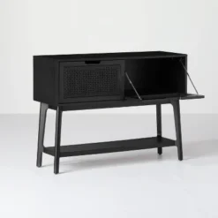 Wood & Cane Console Table With Pull-Down Drawers - Hearth & Hand™ With Magnolia -Cheap Furniture Store GUEST 653613cb c525 4ce5 ad5e a4ee9dc6a2f8