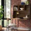Loring Wood Secretary Desk With Hutch And Charging Station Walnut - Threshold™ -Cheap Furniture Store GUEST 6cbe3a76 a31f 4dd9 8ac6 f222aabab442