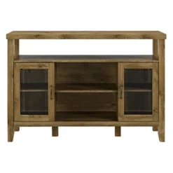 Rustic Transitional Double Door Highboy Buffet - Saracina Home -Cheap Furniture Store GUEST 70616bee 9544 481f ac90 2b81fb998cdc