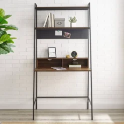 36" Writing Desk With Open Storage Ladder Bookshelf - Saracina Home -Cheap Furniture Store GUEST 746187fb a638 4f3a ae20 f3b4f74d4176