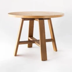 42" Linden Round Wood Dining Table - Threshold™ Designed With Studio McGee -Cheap Furniture Store GUEST 76f39d84 a190 4b52 8dd9 493baf78d72a