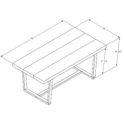 72" Modern Farmhouse Solid Wood Distressed Plank Top Dining Table - Saracina Home 12 72" Modern Farmhouse Solid Wood Distressed Plank Top Dining Table - Saracina Home -Cheap Furniture Store GUEST 771a4c0c 29dd 4c84 ae48 88970e06f0cd