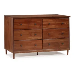 Stiva Classic Mid-Century Modern Horizontal 6 Drawer Dresser - Saracina Home -Cheap Furniture Store GUEST 78791d89 6431 4350 b98b c4637b18a0d0