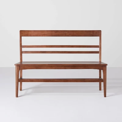 Wood Ladder Back Bench - Hearth & Hand™ With Magnolia 4 Wood Ladder Back Bench - Hearth & Hand™ With Magnolia - Image 2