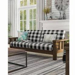 Jovie Gingham Rustic Sofa - HOMES: Inside + Out -Cheap Furniture Store GUEST 7f82f1e6 5ee6 49ab a034 ce2d29133308
