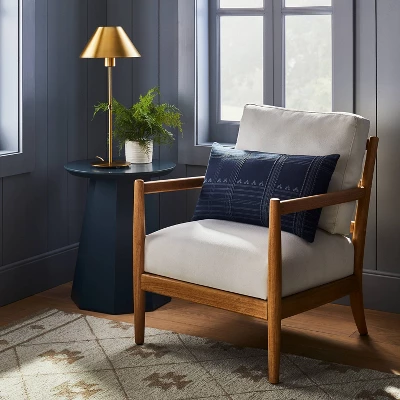 Park Valley Ladder Back Wood Arm Accent Chair - Threshold™ Designed With Studio McGee 3 Park Valley Ladder Back Wood Arm Accent Chair - Threshold™ Designed With Studio McGee