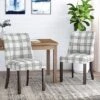 2pk Harman Contemporary Upholstered Plaid Dining Chairs Gray/Light Beige/Brown - Christopher Knight Home 1 2pk Harman Contemporary Upholstered Plaid Dining Chairs Gray/Light Beige/Brown - Christopher Knight Home -Cheap Furniture Store GUEST 8bc32428 9664 4bd6 976b bf311679a007