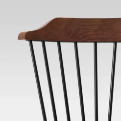 Delway Curved Back Mixed Material Counter Height Barstool Walnut - Threshold™ -Cheap Furniture Store GUEST 8c09173e d099 4df1 a94e ab93418d7e97