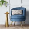 Beadle Accent Chair With Brass Leg Velvet Blue - Project 62™ -Cheap Furniture Store GUEST 8ccbf5b0 9e09 4135 98bb 0abf3c1d375e