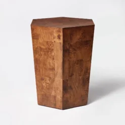 Ogden Burled Wood Accent Table - Threshold™ Designed With Studio McGee -Cheap Furniture Store GUEST 8fa15145 93ae 43f4 9af7 b064f9a32d65