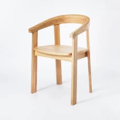 Terra Solid Wood Curved Back Dining Chair - Threshold™ Designed With Studio McGee -Cheap Furniture Store GUEST 9247e68d 2d42 4de0 acf8 805ddf967c24