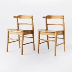2pk Kaysville Curved Back Wood Dining Chair - Threshold™ Designed With Studio McGee -Cheap Furniture Store GUEST 96181127 0bb6 41a1 999c 8f5d44c53b74
