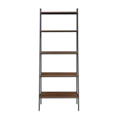 72" Open Storage Ladder Bookshelf - Saracina Home -Cheap Furniture Store GUEST 9855a892 7e70 4e0d 80bd e596faed8ed0