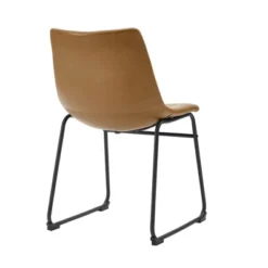 Set Of 2 Laslo Modern Upholstered Faux Leather Dining Chairs - Saracina Home -Cheap Furniture Store GUEST 9c08c6e5 09f4 403a 844a a5fe7811db86