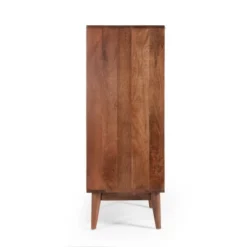 Rabun Handcrafted Mid-Century Modern Mango Wood 3 Drawer Chest Light Oak - Christopher Knight Home -Cheap Furniture Store GUEST a1c76a54 50b0 42d0 b222 dfd910b8c033