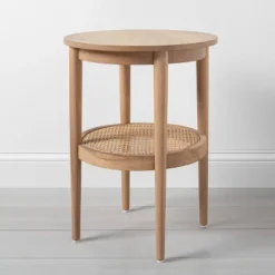 Wood & Cane Round Accent Side Table - Hearth & Hand™ With Magnolia -Cheap Furniture Store GUEST a47b2b48 7b15 4cfc b563 12ea4809872c